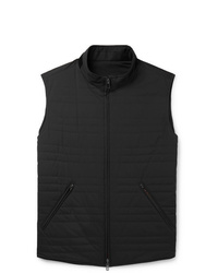 Loro Piana Reversible Quilted Storm System Shell And Virgin Wool Blend Gilet