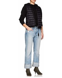 Moncler Ruffled Hem Down Quilted Vest