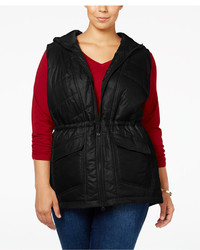 Style&co. Style Co Plus Size Hooded Puffer Vest Only At Macys