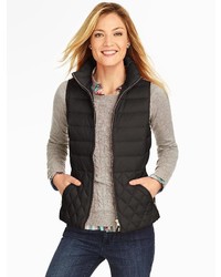 Talbots Solid Quilted Puffer Vest