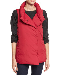 Eileen Fisher Weather Resistant Down Puffer Vest Petite