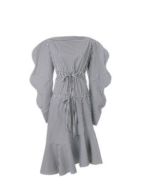 Eudon Choi Gingham Pattern Asymmetric Dress