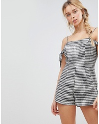 Glamorous Gingham Playsuit With
