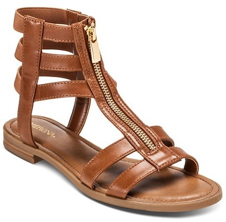 Journee Collection Womens Zailie Tru Comfort Foam Gladiator Flat Sandals  Taupe 6.5w : Target