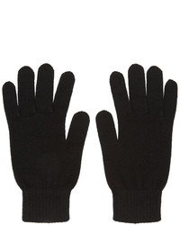 Unravel Black Cashmere Tattoo Gloves