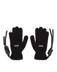 Ader Error Black Crumple Gloves
