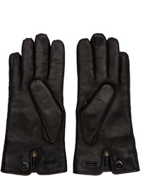 Lemaire Black Lambskin Gloves