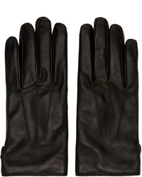 Lanvin Black Lambskin Gloves