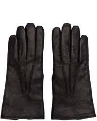 Lemaire Black Lambskin Gloves