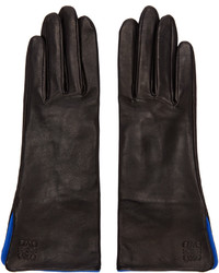 Loewe Black Lambskin Gloves