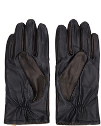 Mackage Black Lambskin Gunner Gloves