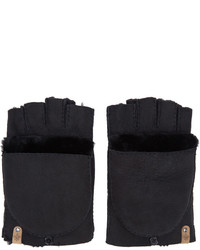 Mackage Black Lennon Convertible Gloves