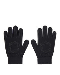 Givenchy Black Logo Gloves