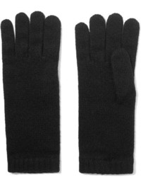 Johnstons of Elgin Cashmere Gloves Black