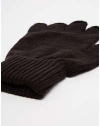 Asos Fingerless Gloves In Black