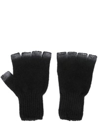 The Elder Statesman Heavy Spray Fingerless Gloves