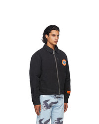 Heron Preston Black Canvas Techno Jacket