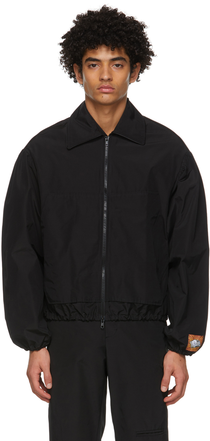 Boramy Viguier Black Cotton Victorian Bomber Jacket, $338 | SSENSE ...