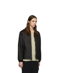 The Very Warm Black Harrington Bomber Jacket