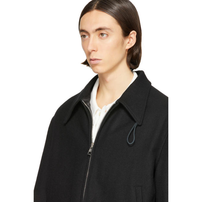 Our Legacy Black Leather Hem Jacket, $283 | SSENSE | Lookastic