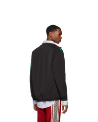 Gucci Black Oversized Panther Jacket