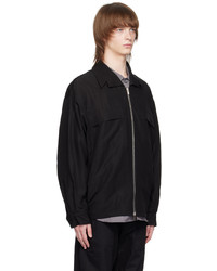 Vein Black Zip Jacket