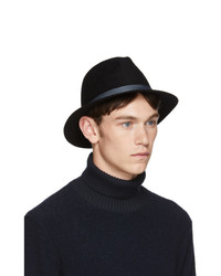Giorgio Armani Black Felt Hat