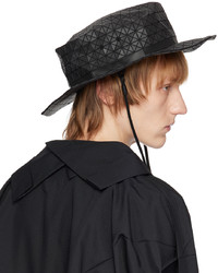 Bao Bao Issey Miyake Black Structured Hat