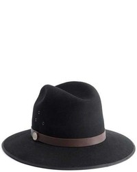 Simon And Mary Black Wide Brim Hat