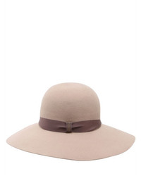 Borsalino Violet Wide Brimmed Felt Hat