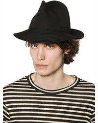 Yohji Yamamoto Wool Fedora Hat
