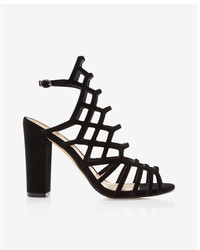 Express Caged Thick Heeled Sandals