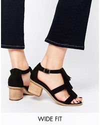 Asos Collection Treasure Wide Fit Heeled Sandals
