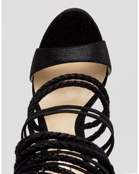 Forever Unique Maple Strappy Heeled Sandal