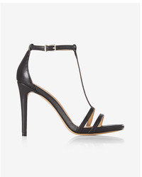 Express Simple T Strap Heeled Sandals