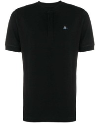Vivienne Westwood Logo Collarless Polo Shirt
