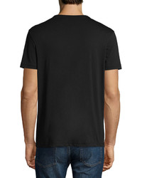 Lacoste Short Sleeve Henley Shirt Black