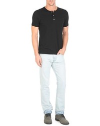 AG Jeans The Commute Ss Henley True Black