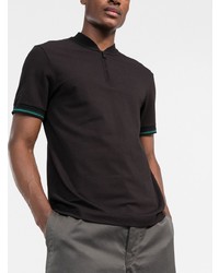 Karl Lagerfeld Zipped Short Sleeve Polo Shirt