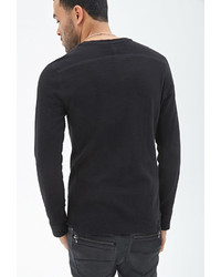 Forever 21 Paneled Thermal Henley