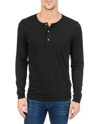 AG Jeans The Ls Henley Black