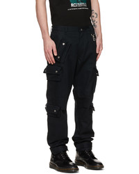 Reese Cooper®  Black Harness Cargo Pants