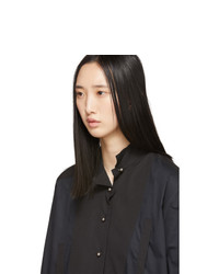 Loewe Black Pearls Asymmetric Shirt