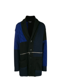 Alexander McQueen Chunky Knit Buttoned Coat