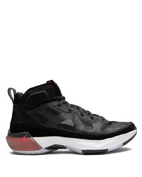Jordan Air 37 Black Hot Punch Sneakers
