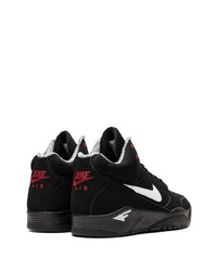 Nike Air Flight Lite Mid Black White Varsity Red Sneakers