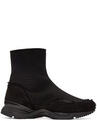Damir Doma Black Fitzgerald High Top Sneakers