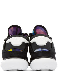 Y-3 Black Mulitcolor Qasa High Sneakers