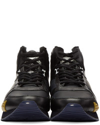 Kenzo Black Runmid High Top Sneakers