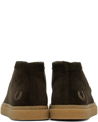 Fred Perry Brown Dawson Mid Sneakers